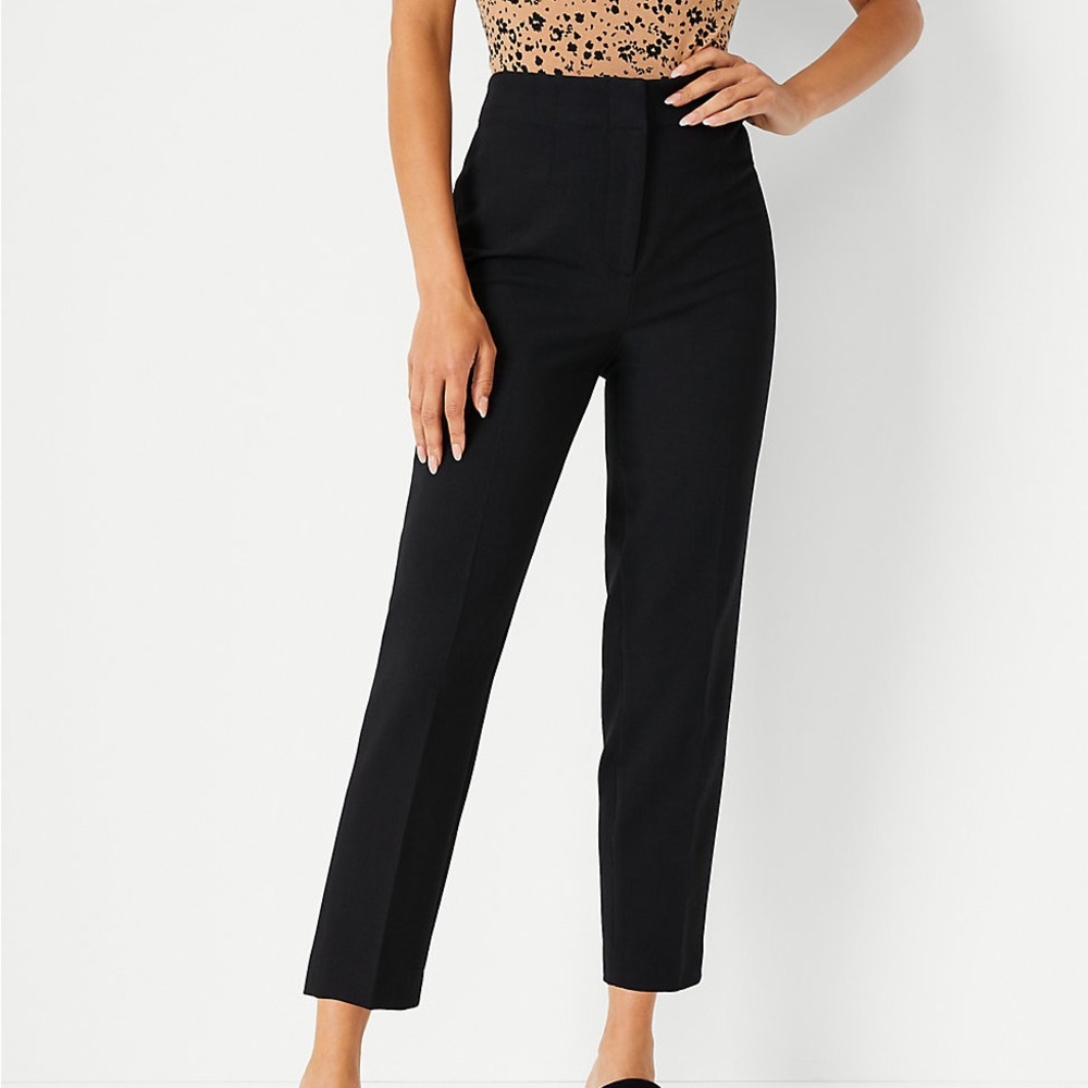 Lana Slim Pant by Ann Taylor in black